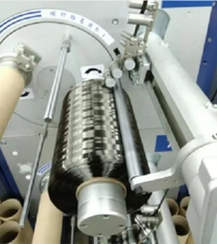 Close view of the MS209A winding head with independent start and stop control